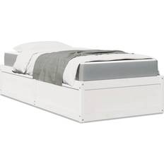 Beds & Mattresses vidaXL Bed with Mattress Pine