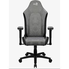 AeroCool Gamingstolar AeroCool Crown AeroSuede Universal-Gamingstuhl Gepolsterter Sitz Stone Grey AEROCROWN-STONE-GREY