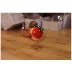 Red Christmas Tree Ornaments Marco Paul Novelty Rockin' Robin Winter Wobbler Decorations Christmas Tree Ornament