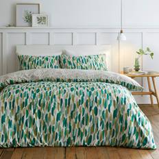 my home Ellison Duvet Cover Green