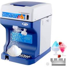 Ice Makers VEVOR Ice Crusher Maker Commercial Ice Shaver Snow Cone Machine Instrument Bonus Blade