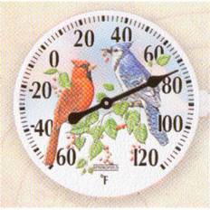 Thermometers & Weather Stations Taylor Taylor 5639 Thermometer With Birds Inset 6-In.