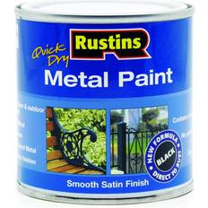 Rustins Quick Dry Metal Paint Black 0.25L