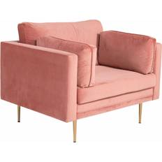 Rosa Fåtöljer Venture Home Boom Old Pink/Brass Fåtölj 88.5cm