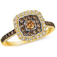 Brown - Gold Rings Le Vian 3/4 ct. t.w. Diamond Ring 14K Yellow Gold, No Color