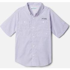 Columbia Shirts Children's Clothing Columbia Boys' PFG Super Tamiami Short Sleeve Shirt- Pink