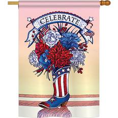 Garden & Outdoor Environment Breeze Decor Independence Day Flag 13x18.5"