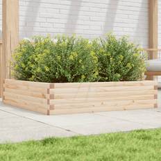 VidaXL Fyr Plantekasser vidaXL Plantekasse 100 x 100 x 23 cm Massivt Fyrretræ Plantekasse