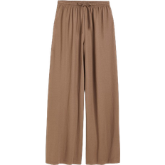 Polyamid - XL Hosen & Shorts H&M Wide Pull On Pants - Brown