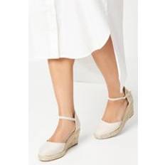 Faux Leather - Women Espadrilles Dorothy Perkins Rocki Closed Toe Espadrille Wedges Nude