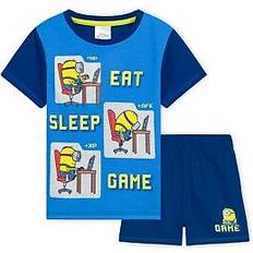 MINIONS Short Sleeve Pyjama Set Blue 2-3 Years