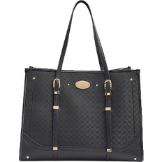 Bags River Island Monogram Buckle Shopper Bag - Black