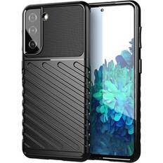 Samsung Galaxy S21 Mobilfodral MTP Products Thunder Series Samsung Galaxy S21 5G TPU Cover Sort