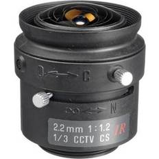 Camera Lenses Tamron 13FM22IR 1/3" 2.2mm F/1.2 Compact CS-Mount Lens with Ring Lock 13FM22IR