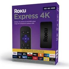 Roku Media Players Roku express 4k streaming player 4k/hd/hdr with smooth wi-fi 3940ca new Black Less than 100 GB