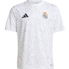 Abbigliamento per tifosi sportivi Adidas Maglia Pre-Match Junior Real Madrid bianco grigio bianco