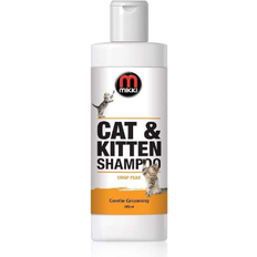 Pets Mikki kitten crisp pear scent mild formula grooming brush shampoo