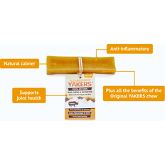 Pets YAKERS 20 turmeric medium chews natural himalayan milk