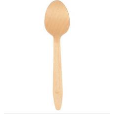 Brun Spiseskeer Abena af Birketræ 16 cm Brun Spiseske