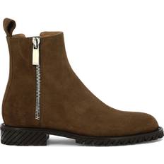 Off-White Boots Off-White Stivali Stivaletti Marrone-Uomo Brown