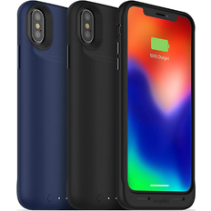 juice pack air for apple iphone x xs charging battery case- black blue