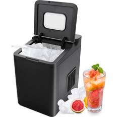 Countertop ice maker electric ice cube making machine w/ self-cleaning function