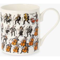 McLaggan Smith Picturemaps Orchestra Bone Mug 35cl