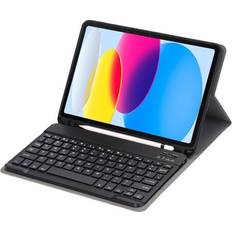 Ipad 10 gen Tastaturetui Med Stativ Til iPad 10-Gen 10.9