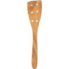 Eddingtons olive wood with holes 30cm 12" serving stirring Spatula