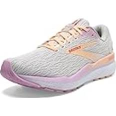 Brooks Ghost 16 Neutral Running Shoe - White/Grey/Orchid