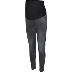 Mamalicious Jeggings di maternità MLAMY Denim grigio