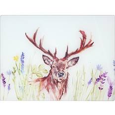 Highland stag toughened glass