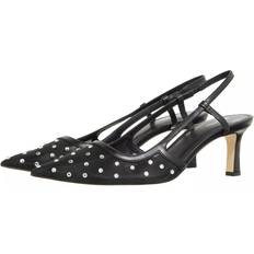 Michael Kors Højhælede sko Michael Kors Alora Crystal Slingback Pump - Black