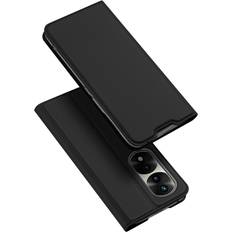 skin pro wallet flip case for huawei honor 70 pro pro plus black