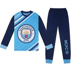 Blue Night Garments Manchester City FC boys pyjamas long sublimation kids official football gift