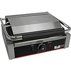 Räfflad Panini Press Paninigrill Kontakt Grill Brödrost Smörgåsmaskin Kommersiell Catering Maskin