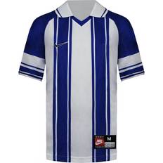 Stripes T-shirts Nike Childrens Striped Kids White/Blue T-Shirt