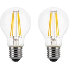 Knauf Lowenergie 150W Equivalent Led Traditional Looking Filament Light Bulb A60 Gls E27 Screw 10.5W Led Warm White Pack Of 2 One Size