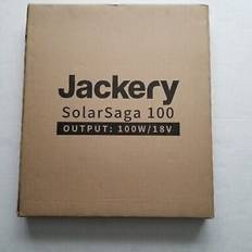 Solar Panels Jackery solarsaga 100w solar panel for 240/300/500/1000/1500 power station Black