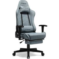 Gaming Chairs GTRACING Chair with Footres Ergonomic Recliner Office Chair with Lumbar Support Blue