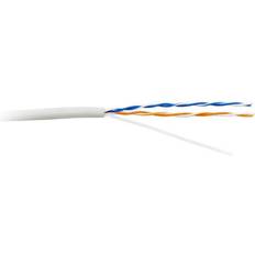 Fast telefoni Zexum 2 Pair 4 Core Round White CCS Telephone Cable 25 Meter