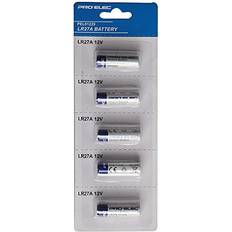 Pro Elec PEL01229 Alkaline LR27A 12V Battery, 5 Pack