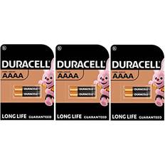 Duracell 6X AAAA Alkaline 3 Blister Pack of 2 Batteries 6 Batteries