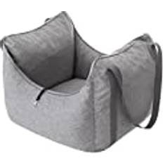 PillowPrim Hundbilstol, hundfilt bil baksäte, transportbur katt, hundlåda, hundkorg, hundsele, hundsäng, hundkorg, grafit