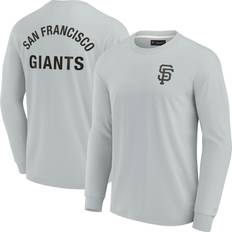 San Francisco Giants T-shirts Fanatics Unisex Gray San Francisco Giants Elements Super Soft Long Sleeve T-Shirt