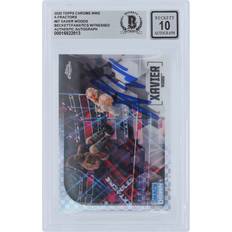 Xavier Woods WWE Autographed 2020 Chrome X-Fractors 67 Beckett Fanatics Witnessed Authenticated 10 Card