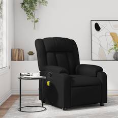 vidaXL Massage Recliner Chair Wingback Furniture Theater Cinema Faux Leather 30.7" x 36.2" x 38.6" Black 30.7" x 36.2" x 38.6"