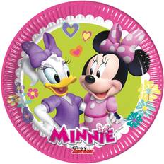 Vegaoo Disney Junior Minnie 99941 87861 Disney Plates, Pink