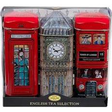 Food & Drinks New English Teas Heritage Fine Triple Tall Tin Gift Pack