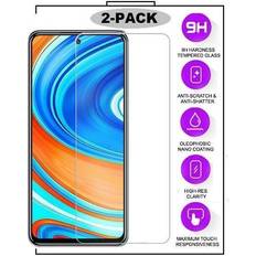 TechSolz 2-Pack Xiaomi Poco X3 Pro Poco X3 X3 NFC Härdatglas Displayskydd